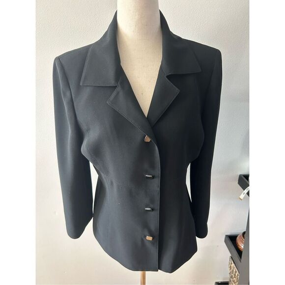 Kasper classy black blazer size 8P - Picture 1 of 6